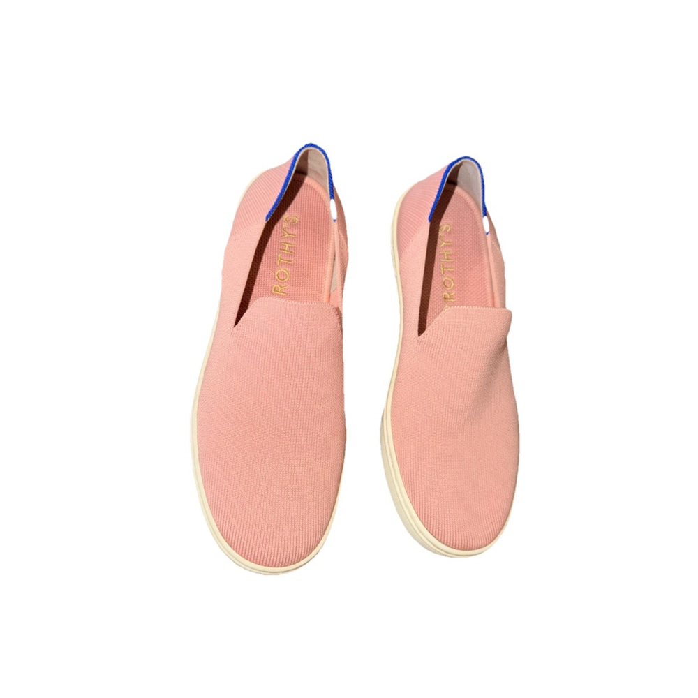 Rothy's The Original Slip On Sneaker Size 7.5 Pink Coral